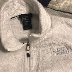 White north face fleece